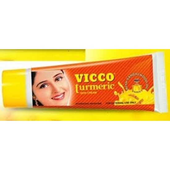 Vicco Turmeric Skin Treatment Cream with Sandalwood Oil (Pack)