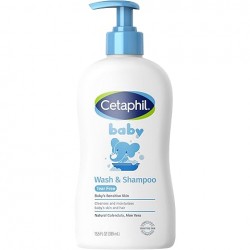 Cetaphil Baby Wash & Shampoowith Organic Calendula,Tear Free, Paraben, Colorant and Mineral Oil Free, 13.5 Fl. Oz (Packaging May Vary)