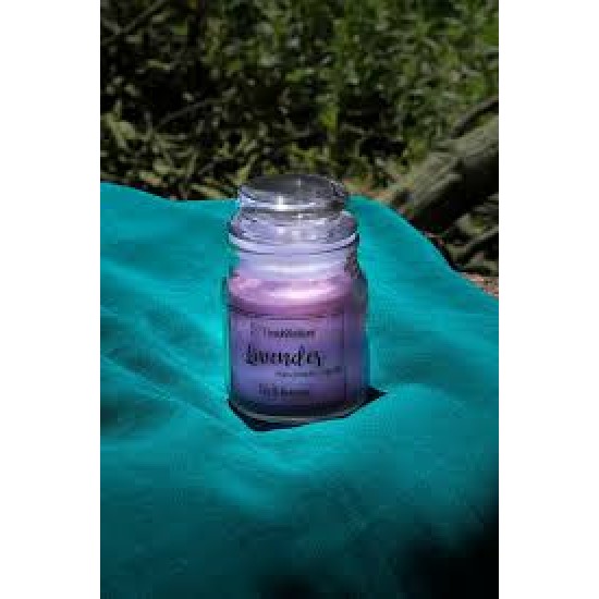 Soy & Beeswax Jar Candle - Lavender (100gm) Touch Nature India