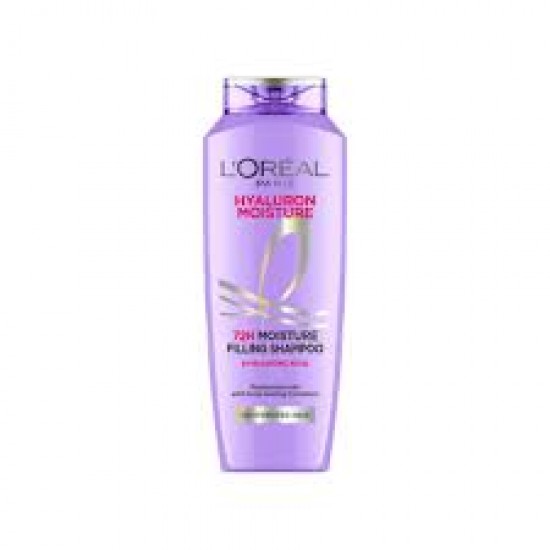 L'Oreal Paris L Oral Moisture Filling Shampoo, With Hyaluronic Acid, For Dry & Dehydrated Hair, Adds Shine Bounce, Hyaluron 72H, 340Ml. | 340Ml