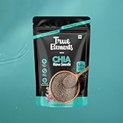 True Elements Chia Seeds 250g - Healthy Raw Seeds | Clean Chia Seeds for Eating | Healthy Snacks | Calcium and Protein Rich Seeds