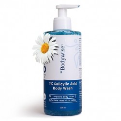 Be Bodywise 1% Salicylic Acid Body Wash 375 ml | Refreshing Showering Gel that Helps to Prevent Body Acne & Cleanse Skin | Paraben and SLS free