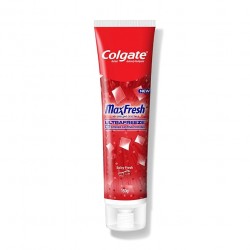 Colgate MaxFresh Bad Breath Treatment Toothpaste, Red Gel Paste with Menthol for Super Fresh Breath, 150g (Spicy Fresh)