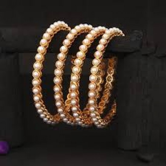 Aatmana pearl studded bangle s
