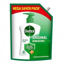 Dettol Liquid Handwash Refill - Original Hand Wash- 1350ml | Germ Defence Formula | 10x Better Germ Protection
