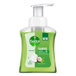 Dettol Foaming Handwash Pump - Aloe Coconut (Pack of 2-250ml each) | Rich Foam | Moisturizing Hand Wash | Soft on Hands