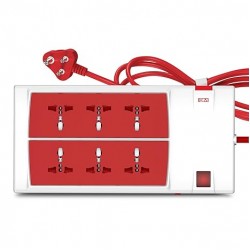 GM 3059 Power Strip 6 Universal Sockets and Master Switch 