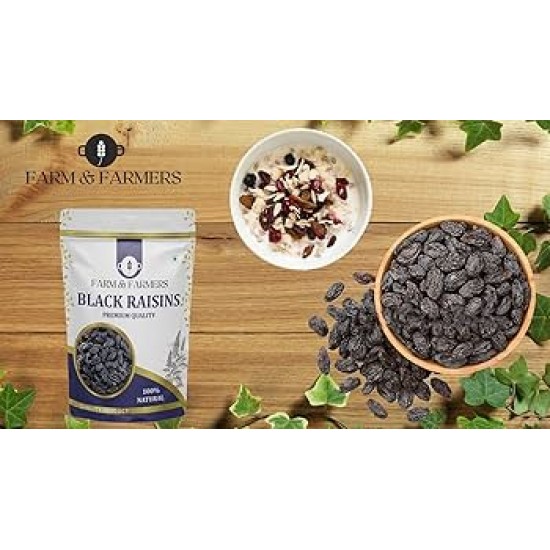 Whole Farm Premium Black Raisins Black Kishmish