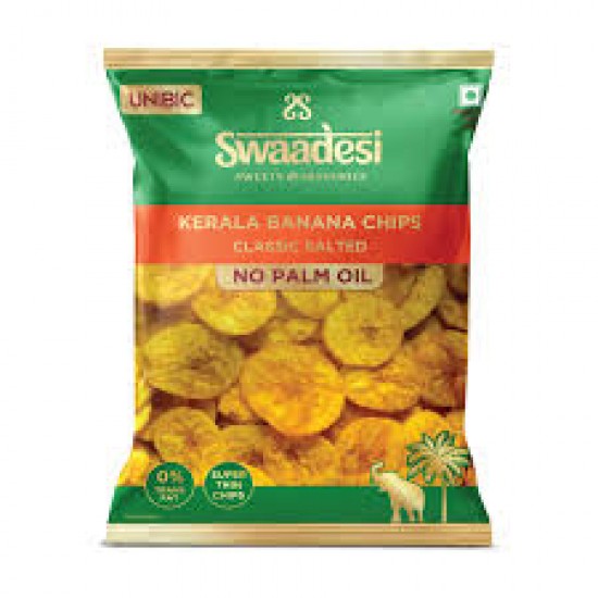 Unibic Kerala Banana Chips Classic Salted(Pouch)