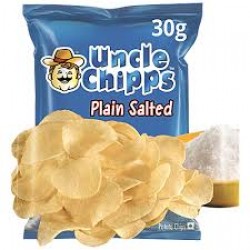 Uncle Chipps Plain Salted Potato Chips(Pack)