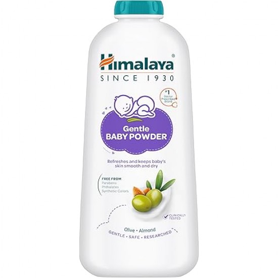 Himalaya Baby Powder 400g | No.1 Doctor-Prescribed Brand | With Yashad Bhasma & Vetiver | Sweat-Free & Refreshing Comfort | Safe for Newborns
