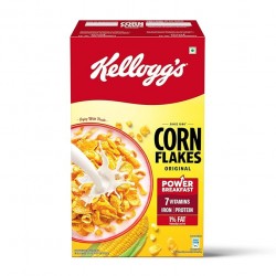 Kellogg's Corn Flakes Original 475g | Power of 5: Energy, Protein, Iron, Calcium, Vitamins B1, B2, B3 & C | Corn Flakes, Breakfast Cereal | Naturally Cholestrol Free