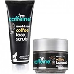 mCaffeine Tan Removal Kit with Face Scrub & Mask | Sunday Routine For Face Clean - Up | For Men & Women | Combo for All Skin Types | Pack of 2