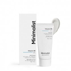 Minimalist Vitamin B5 10% Oil-Free Moisturizer for Face, Lightweight Gel Moisturizer for Oily & Combination Skin, Barrier Repair Face Cream with Glycerine 30gm