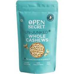 open secred nutty cashews