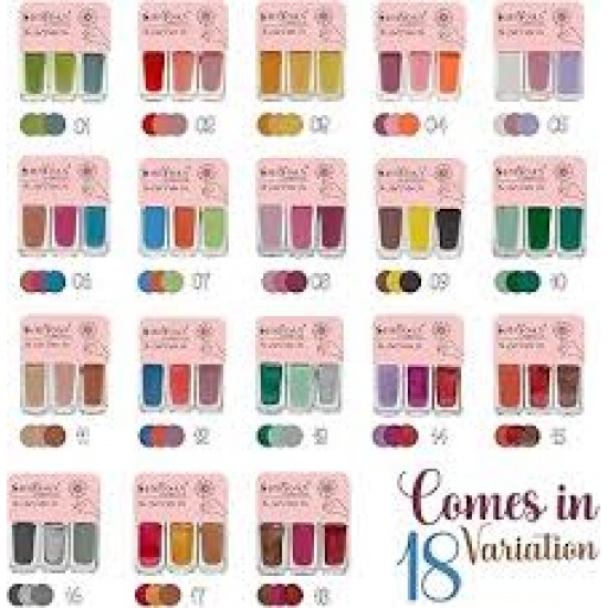 shryoan cosmetics the nail polish trio