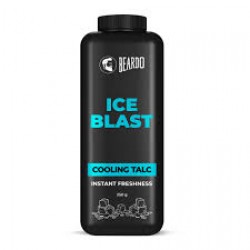Beardo Ice Blast Talc powder for men | INSTANT ICY COOLING Talcum Powder Men  250g