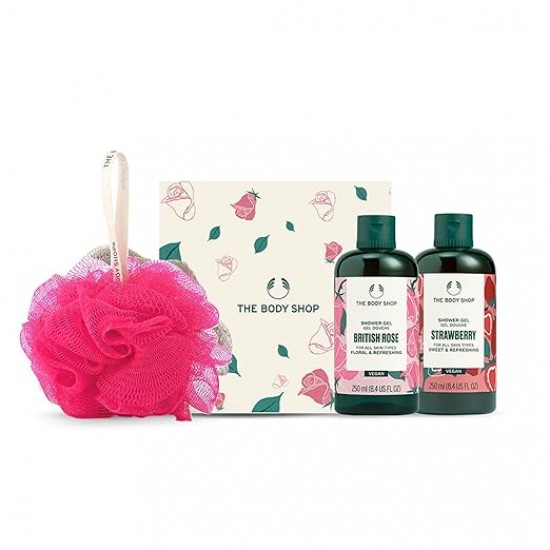 fruity and floral shower gel duo