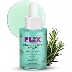 Plix Rosemary Hair Growth Advanced Serum (30 ml) | 3% Redensyl, 3% AnaGain & 3% Baicapil | Supports new hair growth & Helps strengthen Hair roots | Dermatologically tested | For Men & Women