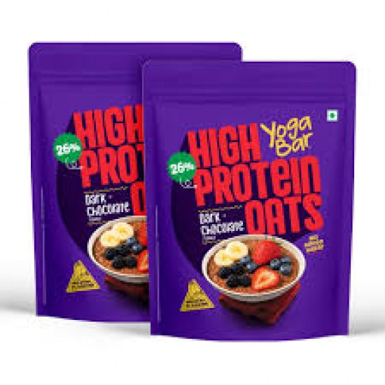 Yoga Bar 26g High Protein Oats - Dark Chocolate(Pouch)