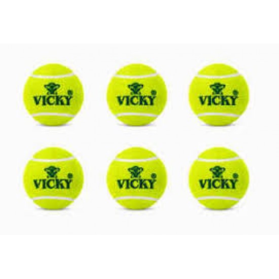 Vicky Heavy Weight Rubber Cricket Ball(Pack)