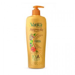 Dabur Vatika Naturals Ayurvedic Shampoo - 640 ml | 10 Natural Herb Extracts | Contains Rosemary, Aloe Vera, Amla, Almond & Bhringraj | Up to 100% Damage Repair | Everyday Shampoo for Women & Men
